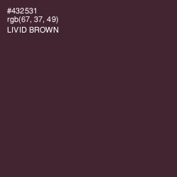 #432531 - Livid Brown Color Image
